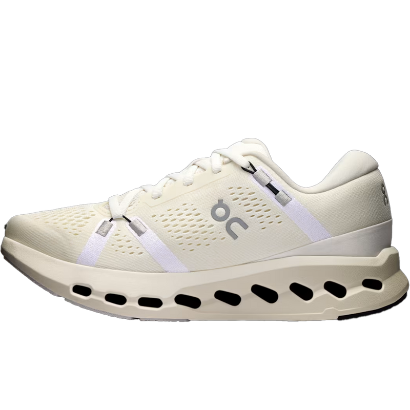 Women's Cloudsurfer 2, On Women's Cloudsurfer 2 in Ivory/Ivory left outside profile