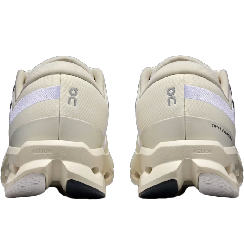 Women's Cloudsurfer 2, On Women's Cloudsurfer 2 in Ivory/Ivory pair back