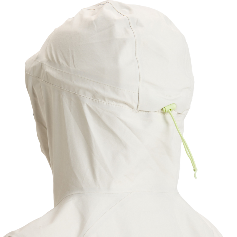 Women's Gore-Tex Lunalite 3L Jacket, Roxy Women's Gore-Tex Lunalite 3L Jacket in TDQ0-Buttercream hood back