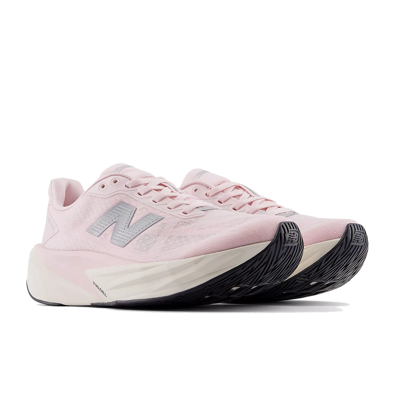 Women's FuelCell Rebel v5, New Balance Women's FuelCell Rebel v5 in Pink - angled view