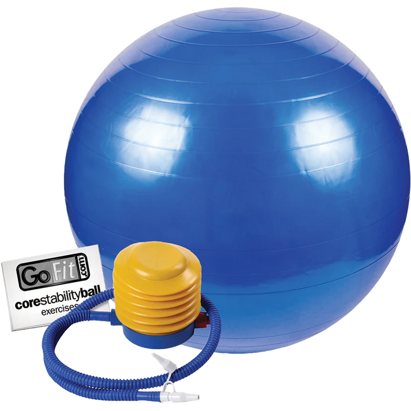 Stability Ball - 75 cm, GoFit Stability Ball 75 CM with foot pump