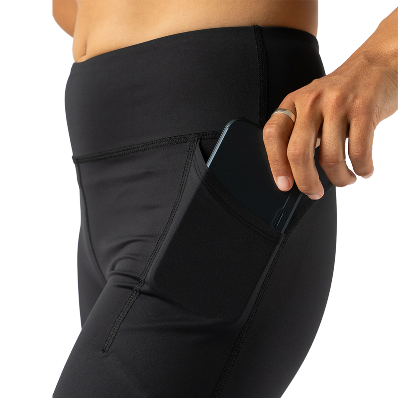 Women's Speed Leggy 7" High Rise, Rabbit Speed Leggy High Rise 7" side pocket