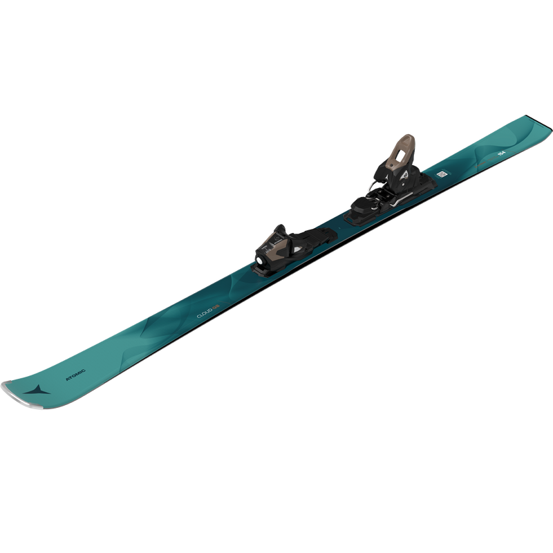 Women's Cloud Q8 Skis + M 10 GW, Atomic Women's Cloud Q8 Skis + M 10 GW side
