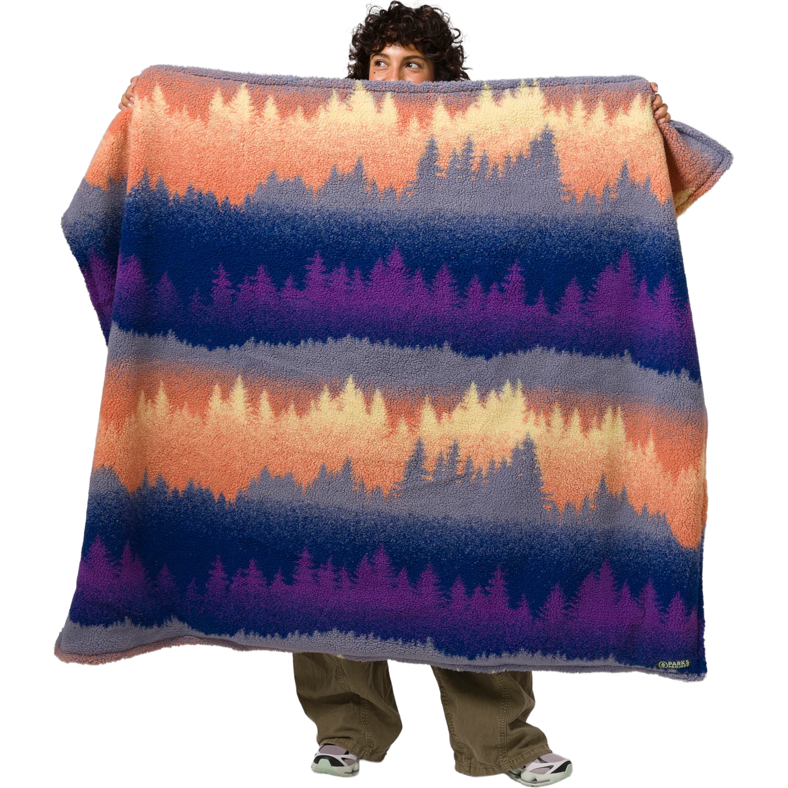 Smoky Mtn. Haze Fleece Throw alternate view