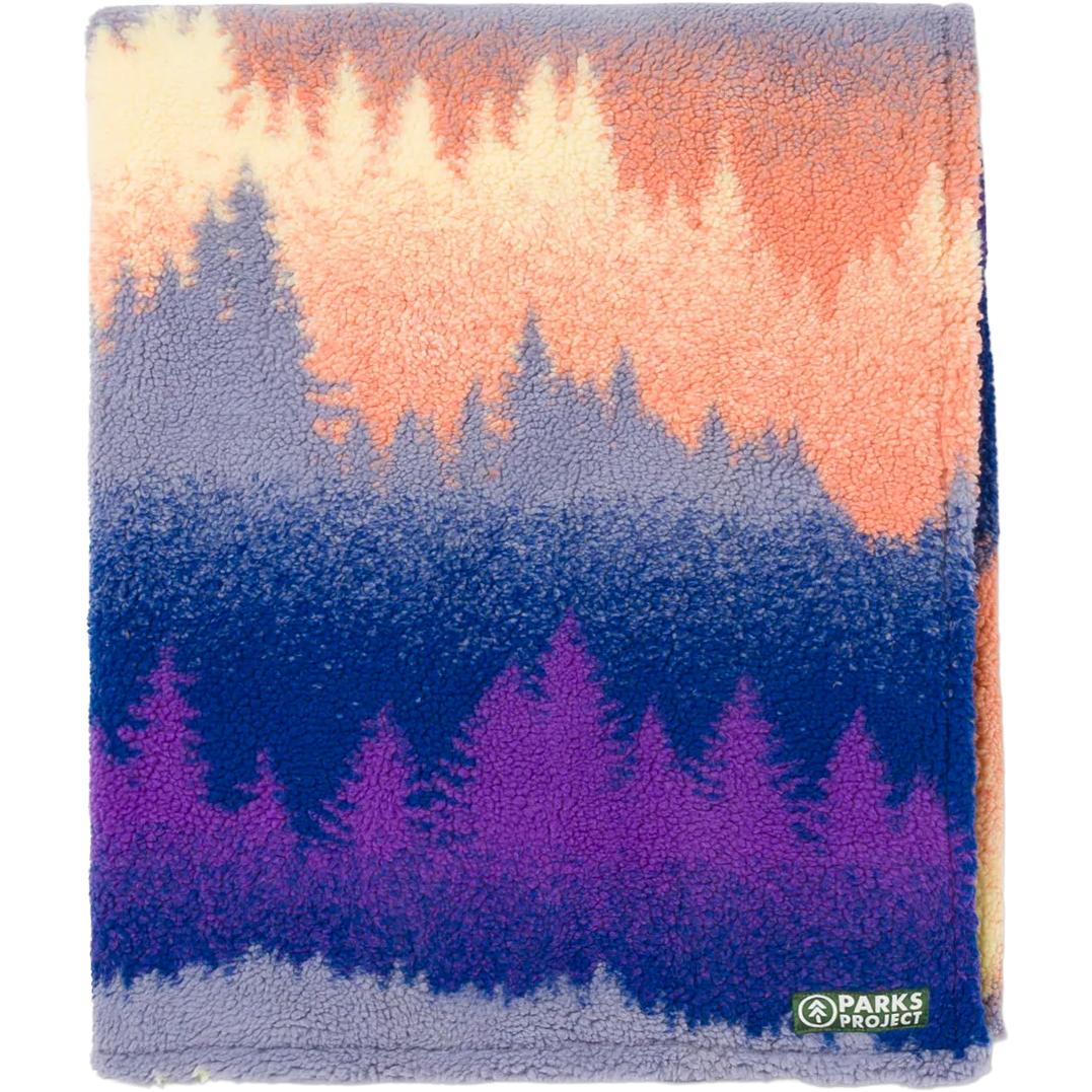 Smoky Mtn. Haze Fleece Throw alternate view
