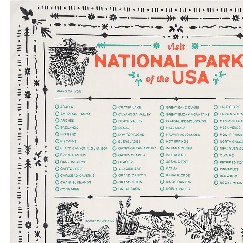 National Park Naturalist Bandana, Parks Project National Park Naturalist Bandana detail 1