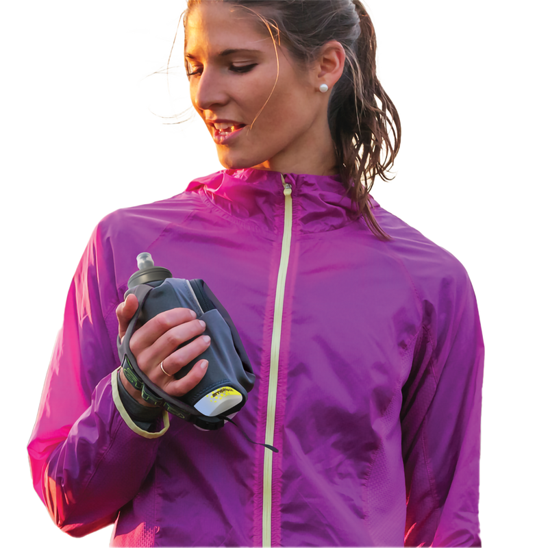 16 oz Hydraform Soft-Tech Handheld, Amphipod 16 oz Hydraform Soft-Tech Handheld in Charcoal/Gray with model