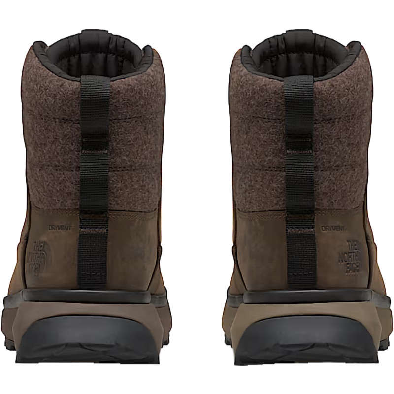 Men's Bergen Leather WP, The North Face Men's Bergen Leather WP in ZN3-Demitasse Brown pair back