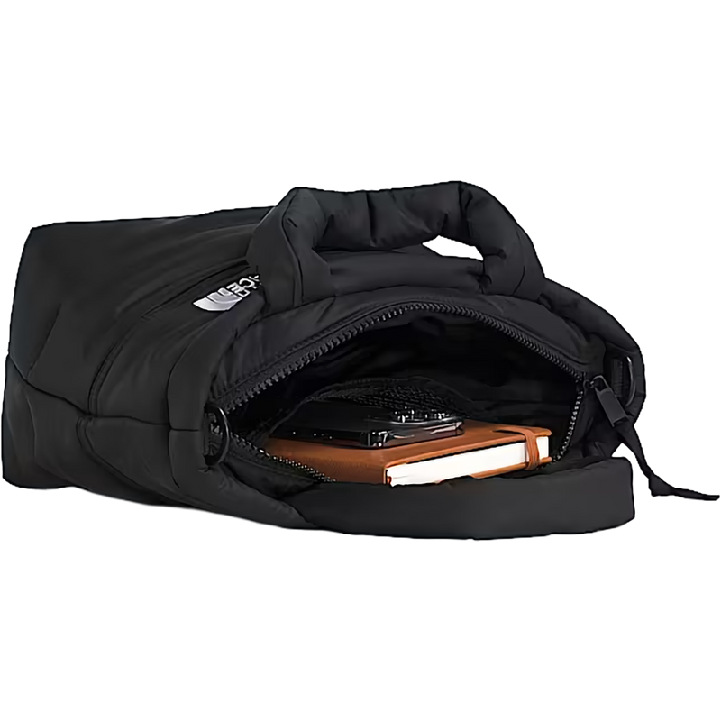 Nuptse Mini Bag, The North Face Nuptse Mini Bag in KY4-TNF Black open