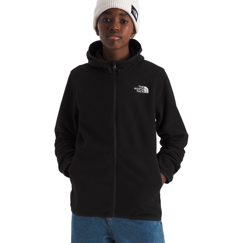 Youth Glacier Full Zip Hoodie, The North Face Youth Glacier Full Zip Hoodie Front