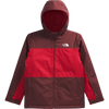 The North Face Youth Freedom Insulated Jacket in Sumac/TNF Red