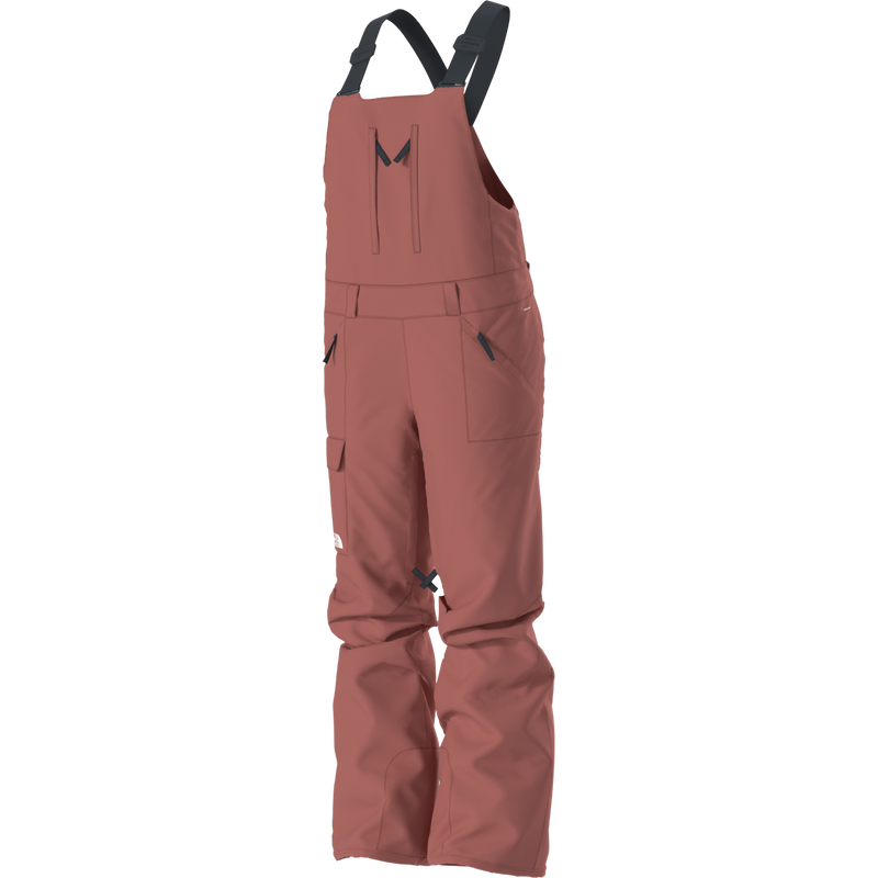 Women's Freedom Bib, The North Face Women's Freedom Bib in BOU Mars Dust front left