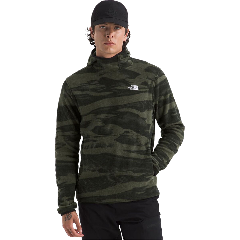 Men's Glacier Fleece Pullover Hoodie, The North Face Men's Glacier Fleece Pullover Hoodie Front