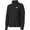 The North Face Textured Cap Rock 1/4 Zip in Smokey Black Heather