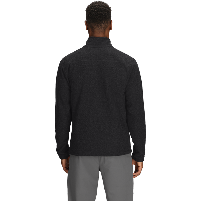 Men's Textured Cap Rock 1/4 Zip, The North Face The North Face Textured Cap Rock 1/4 Zip Back
