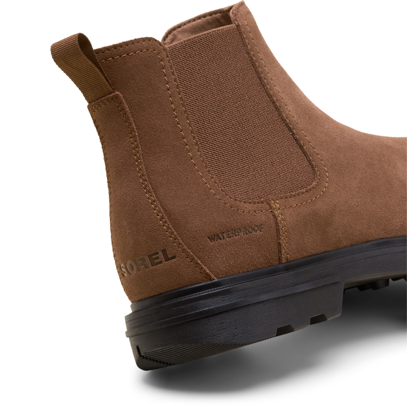 Men's Cyprus Waterproof Chelsea Boot, Sorel CYPRUS™ Men's Waterproof Chelsea Boot heel detail