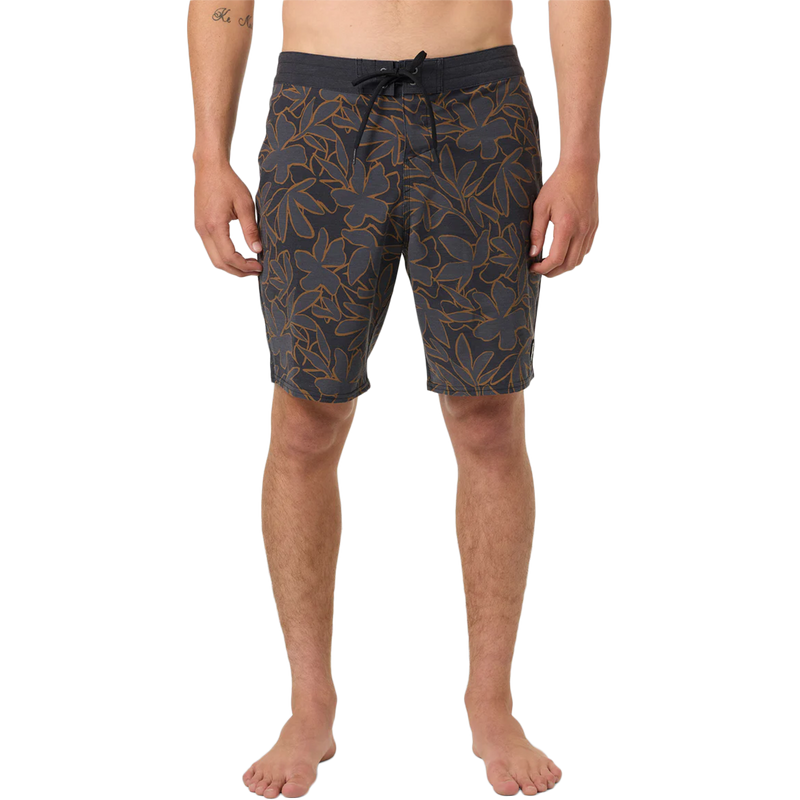 Men's OG Print 19", O'Neill OG Print 19" in GRA Graphite on model front