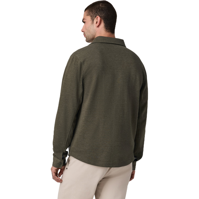 Men's Jeffreys Shirt Jacket, Vuori Jeffreys Shirt Jacket back on model