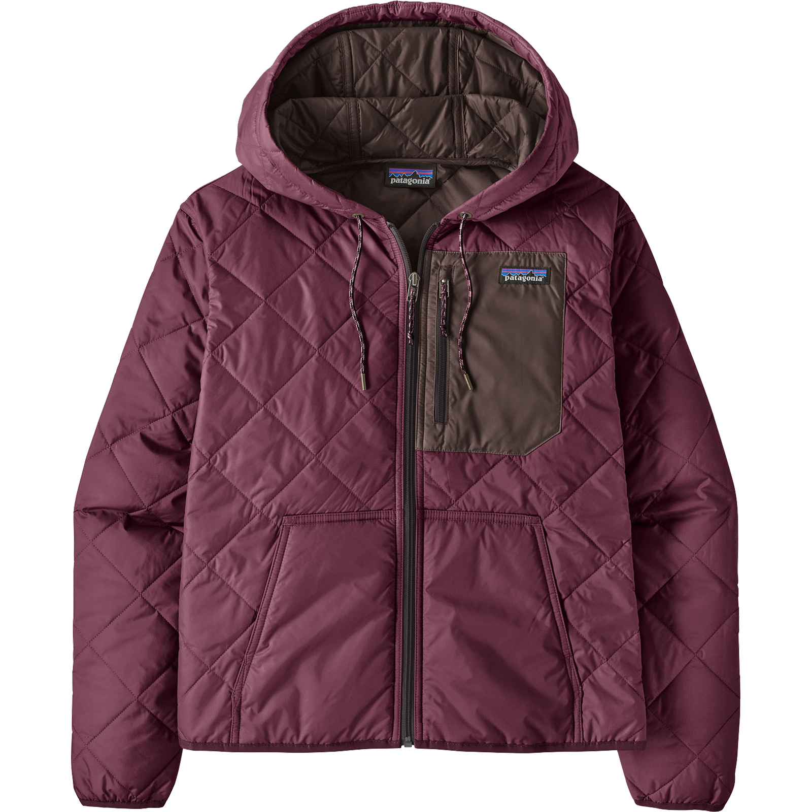 Women's Diamond Quilt Bomber Hoody alternate view