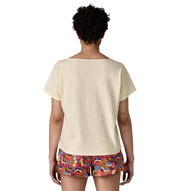 Women's Waves Rolling Relaxed Drop-Sleeve Organic Shirt, Patagonia Women's Waves Rolling Relaxed Drop-Sleeve Organic Shirt back