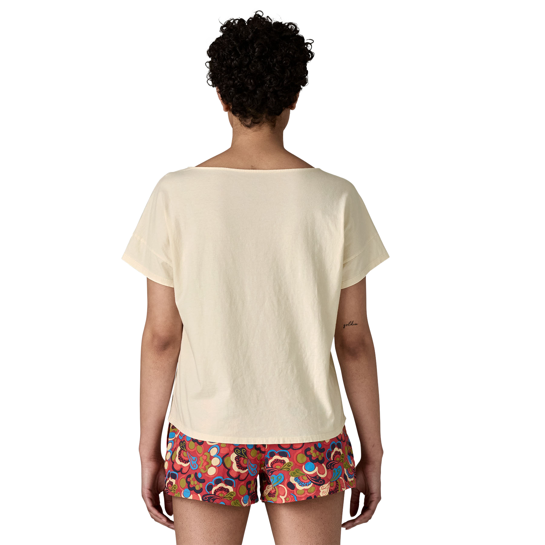 Women's Waves Rolling Relaxed Drop-Sleeve Organic Shirt alternate view