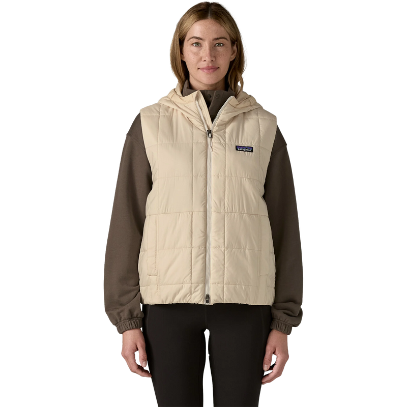 Women's Light Gust Hooded Vest, Patagonia Women's Light Gust Hooded Vest in NAT Natural front