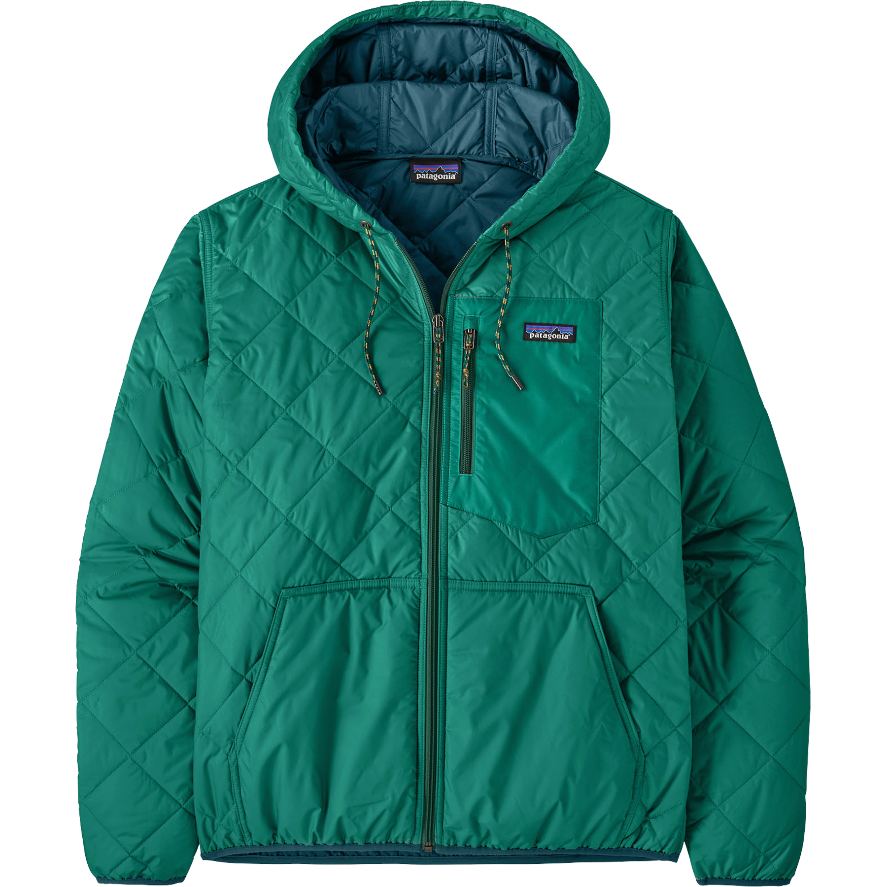 Men's Diamond Quilted Bomber Hoody alternate view