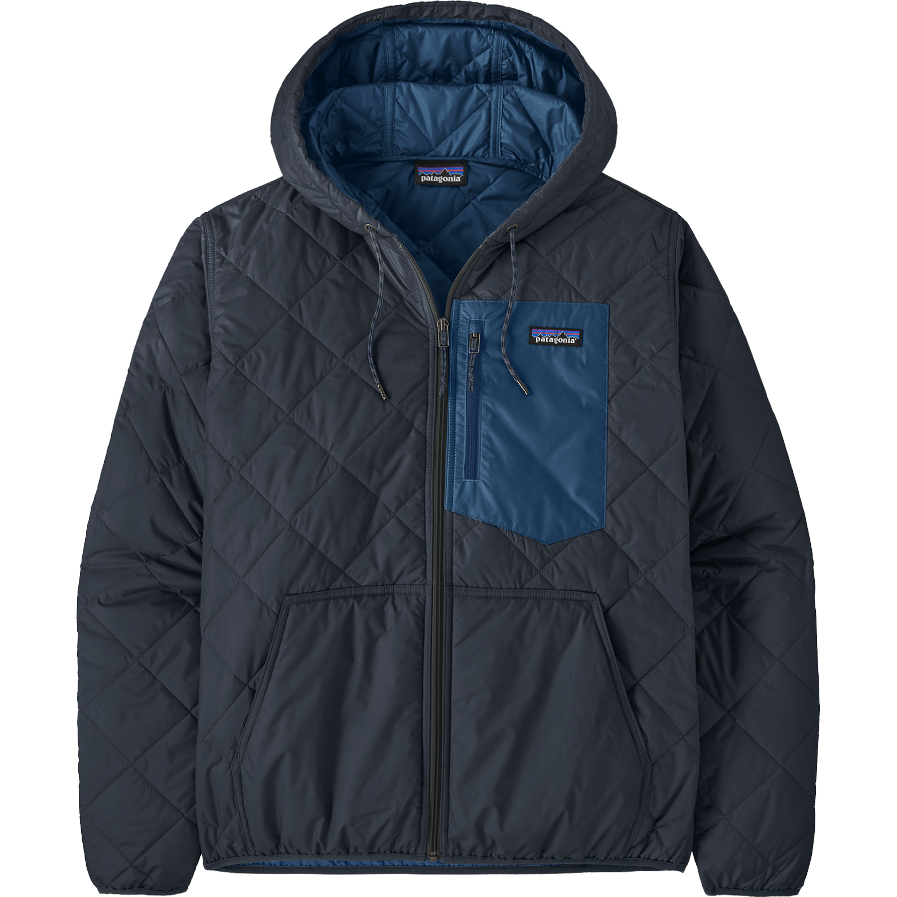 Men's Diamond Quilted Bomber Hoody alternate view