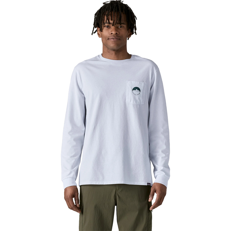 Men's Long Sleeve Forgotten Island Pocket Responsibili-Tee, Men's Patagonia Long Sleeve Forgotten Island Pocket Responsibili-Tee Front