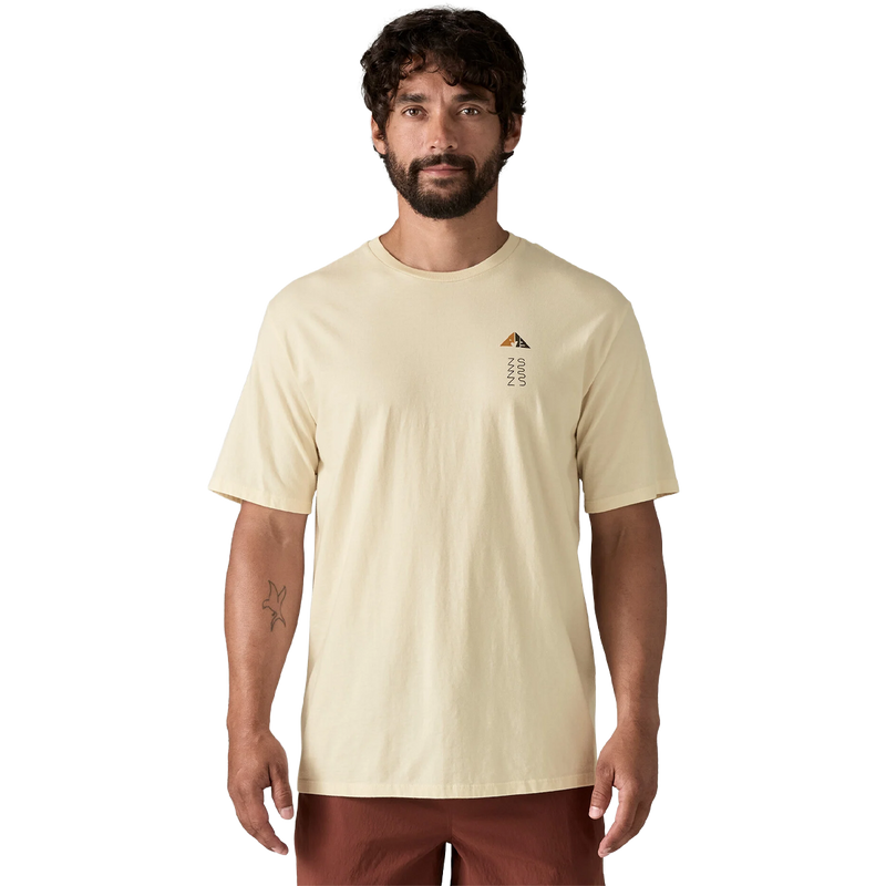 Men's Driftways Organic T-Shirt, Patagonia Men's Driftways Organic Shirt front on model