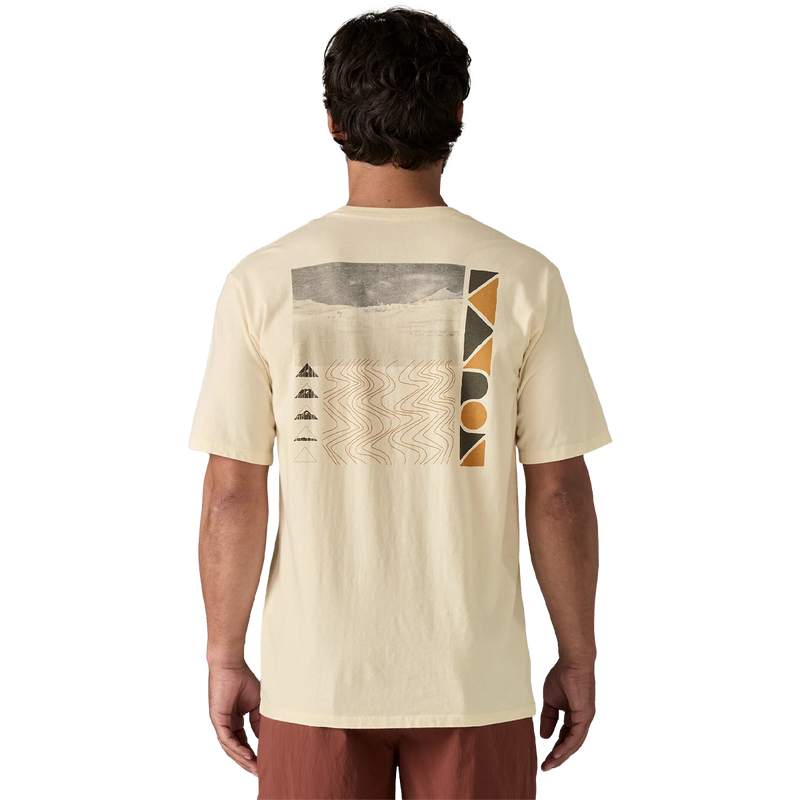 Men's Driftways Organic T-Shirt, Patagonia Men's Driftways Organic Shirt back on model