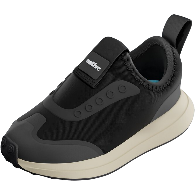 Youth Toddler Robbie Dash, Native Youth Toddler Robbie Dash in Jiffy Black/Tapioca front left