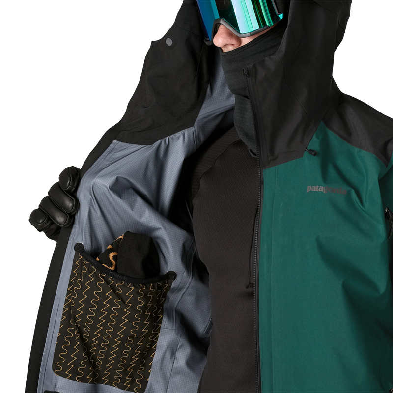 Men's Powslayer Jacket, Patagonia Men's Powslayer Jacket goggle pocket
