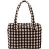 Blurred Gingham Brown