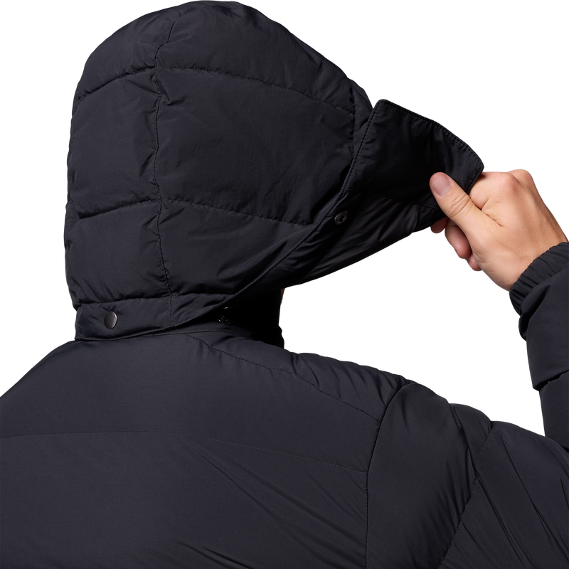 Men's Wallowa Down Hooded Jacket, Columbia Men's Wallowa Down Hooded Jacket Hood Back