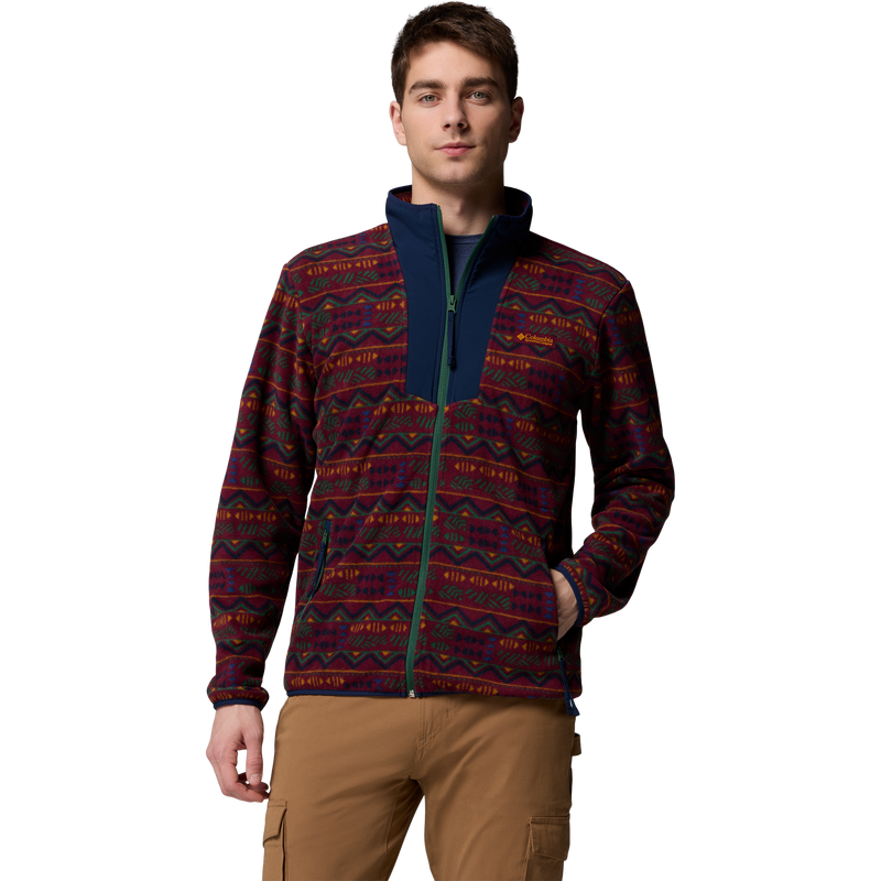 Men's Sequoia Grove Printed Full Zip, Featured Image