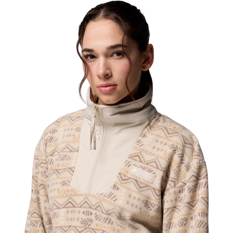 Women's Sequoia Grove Printed 1/2 Zip, Columbia Women's Sequoia Grove Printed 1/2 Zip Collar