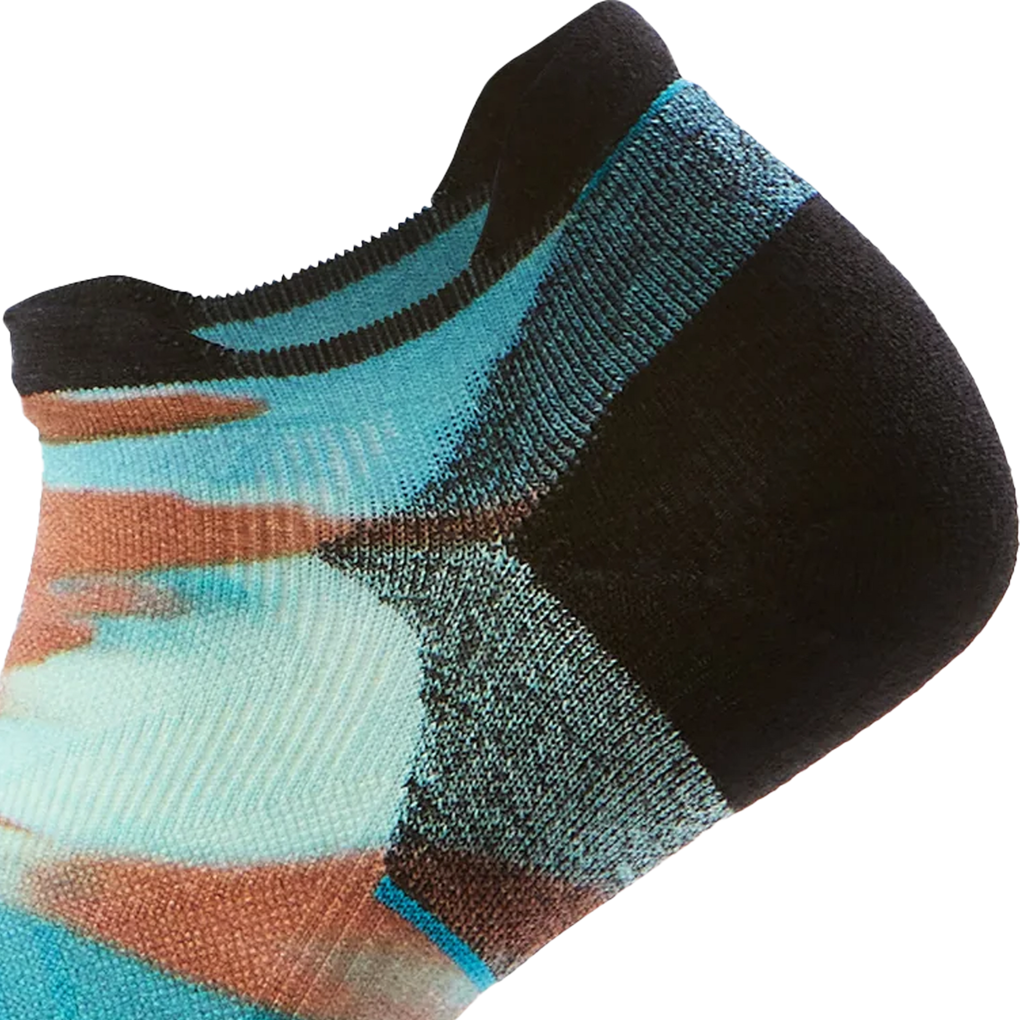 Women's Run Brushed Print Low Ankle Socks alternate view