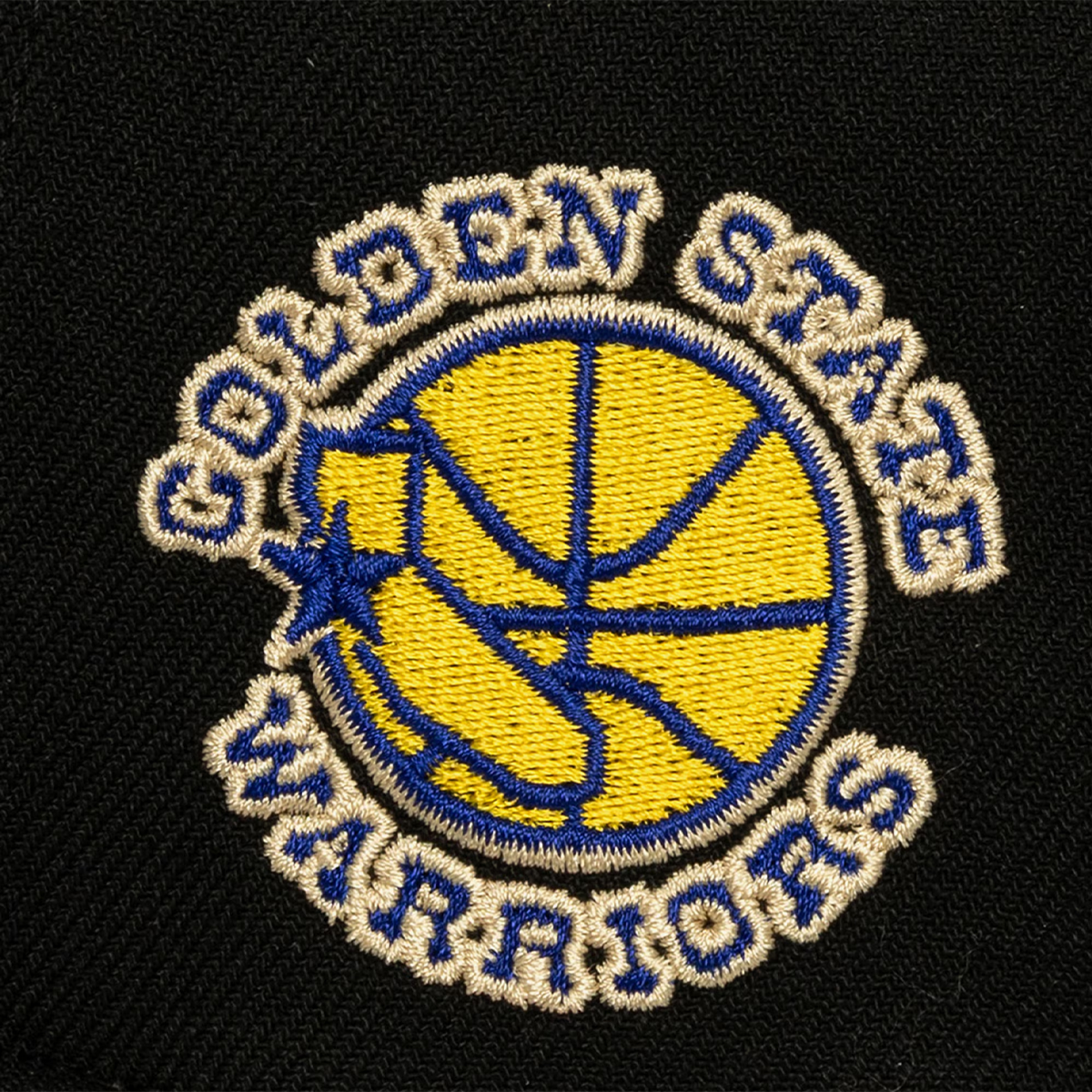 Warriors Cream Script Snapback alternate view