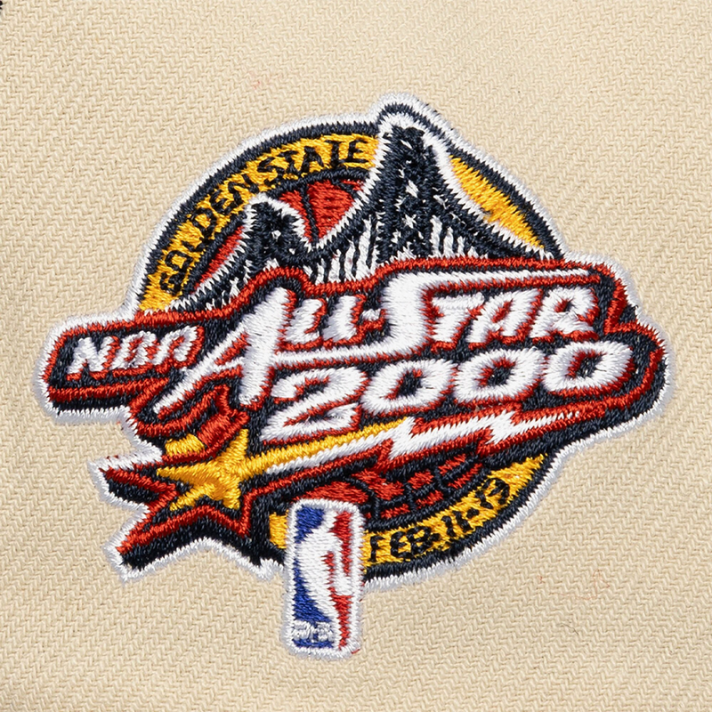 Warriors Across the Board Snapback, Mitchell & Ness Warriors Across the Board Snapback embroidery detail