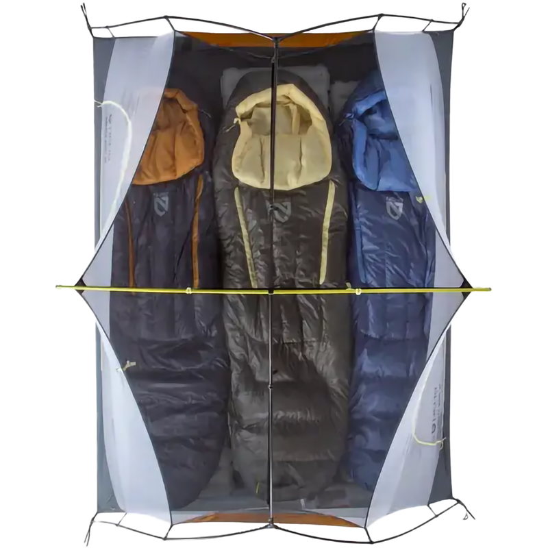 Dagger OSMO 3 Person, Nemo Dagger OSMO 3 Person in Birch Bud without rainfly top