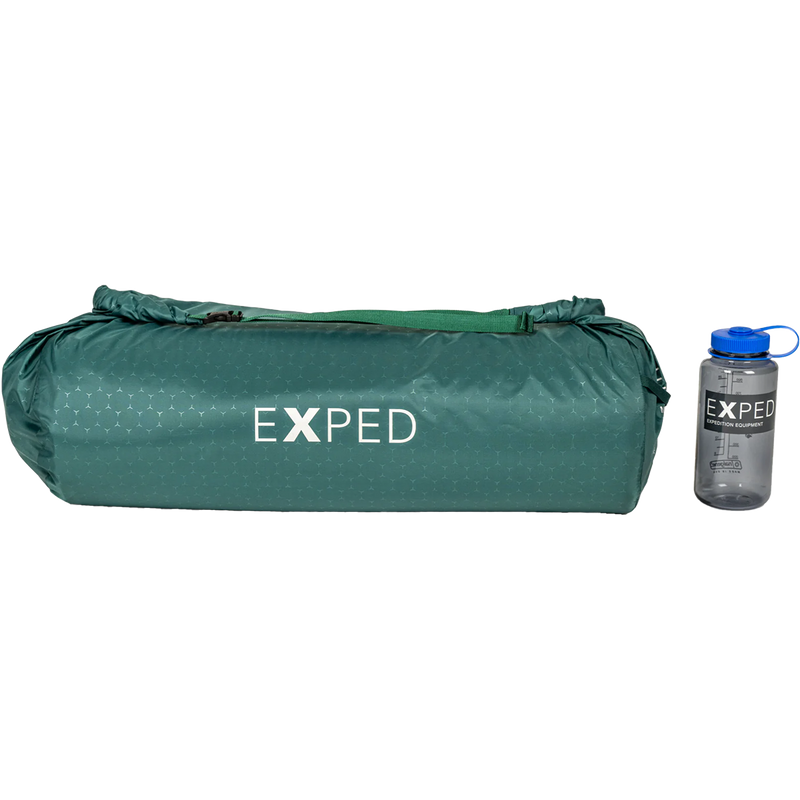 MegaMat Duo Queen, Exped MegaMat Duo Queen in cypress in stuff sack