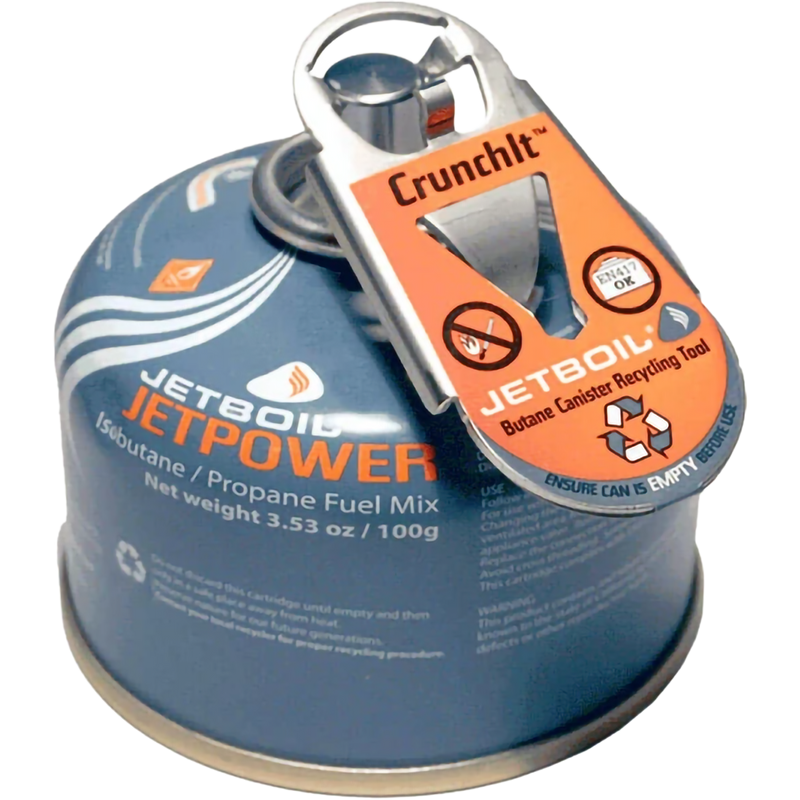 CrunchIt, Jetboil CrunchIt on fuel canister
