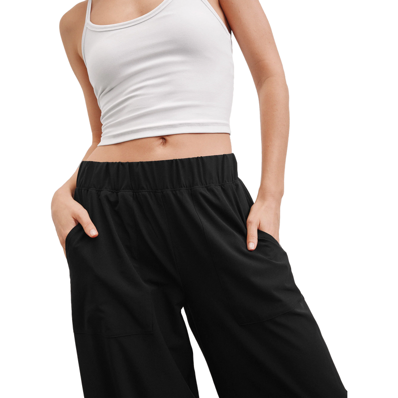 Women's Easy Wide Leg Pant, Beyond Yoga Women's Easy Wide Leg Pant Waist Line