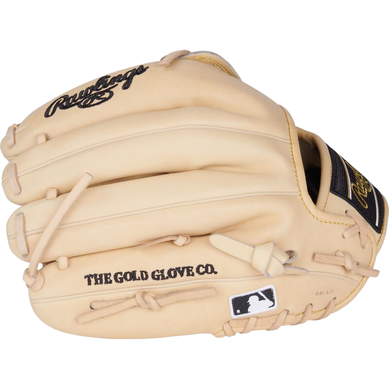 Heart of the Hide Bryant Infield/Outfield 12.25" Pro H-Web Left Hand Throw, Rawlings Heart of the Hide Bryant Infield/Outfield 12.25" Pro H-Web Left Hand Throw in Camel outside finger