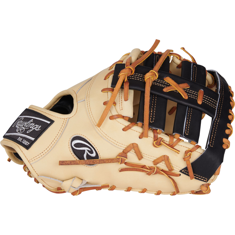 Heart of the Hide First Base Mitt - 13" Single Post Double Bar LHT, Rawlings Heart of the Hide First Base Mitt - 13" Single Post Double Bar LHT Thumb Profile