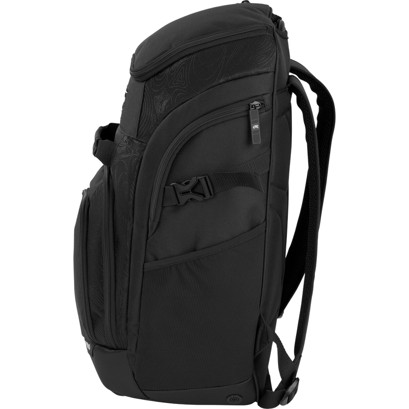Franchise 2 Players Backpack, Rawlings Franchise 2 Players Backpack in Black right