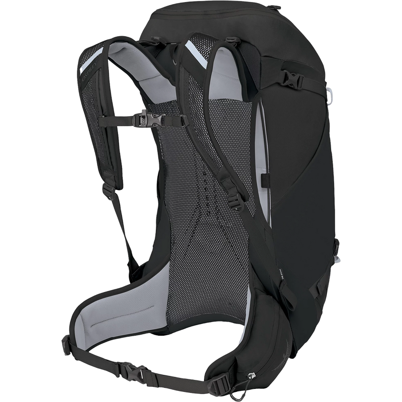 Hikelite Zip 32, Osprey Hikelite Zip 32 in Black harness and waistbelt