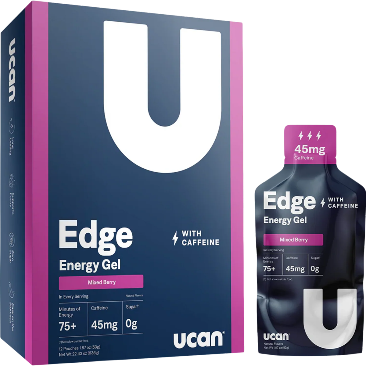 Edge Energy Gel Plus Caffeine alternate view