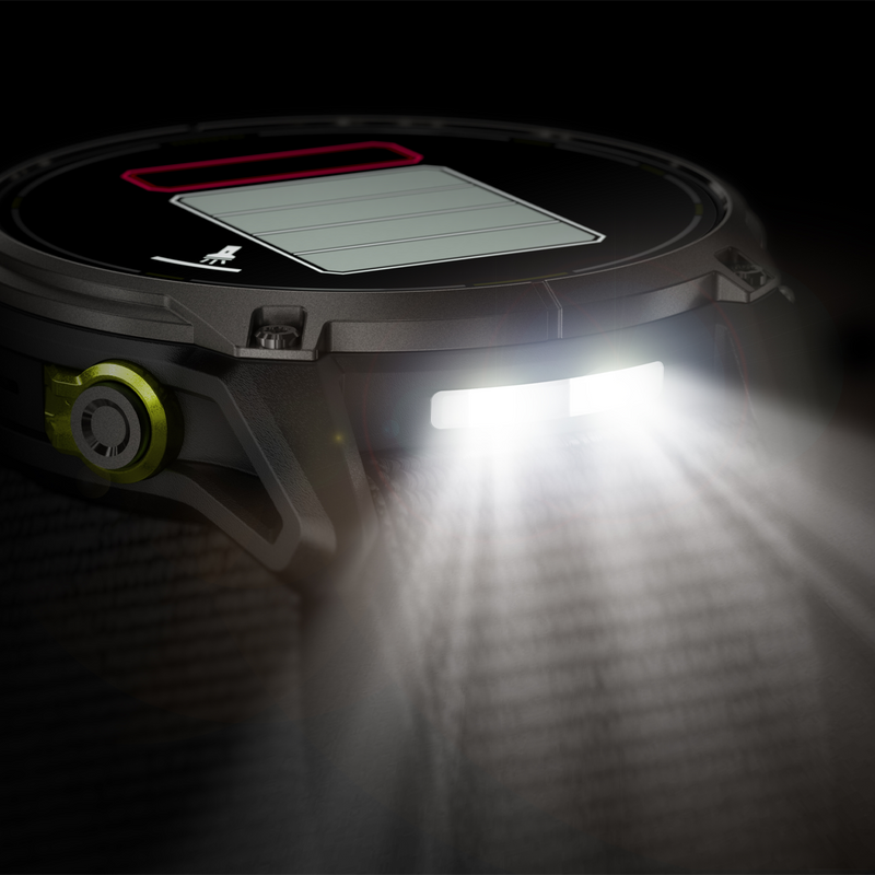 Enduro 3, Garmin Enduro 3 flashlight on